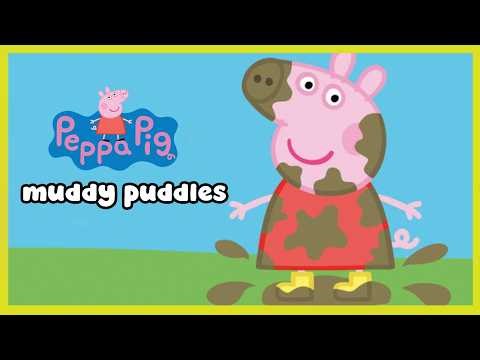 Peppa Pig: Muddy Puddles - Join Peppa as she hops into mud puddles
