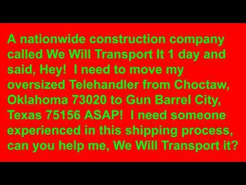 Telehandler Transport Made Easy Safe Heavy Equipment Hauling & Delivery Services 1