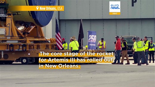 NASA rolls out key Artemis III rocket stage for 2027 Moon mission