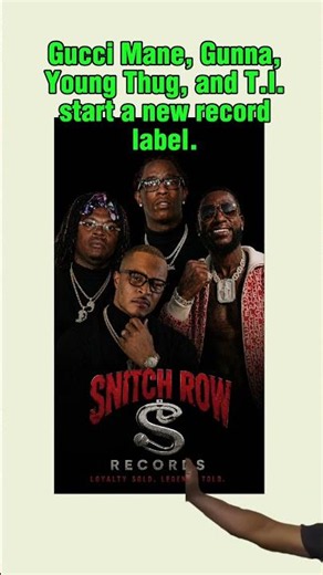 Gucci Mane, Gunna, Young Thug, and T.I. start a new record label. #gunna