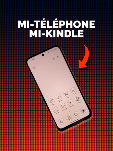 Suivez 👉@numerama pour anticiper l'avenir ! Ce smartphone TCL peut se transformer en Kindle ?! 😲 __ #numerama #ereader#ebook#kindle#smartphone#tech #techtok#innovation#ces2026