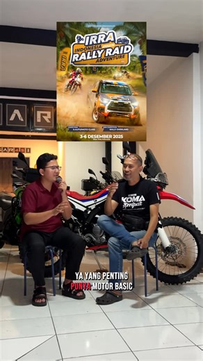 Muhammad Vizar on Instagram: "Semakin dekat dengan event akbar @indonesiarallyraidadventure , yang akan berlangsung pada tanggal 3-6 November 2025. Mrzaar melihat persiapan dari Om @garasi45_mamay_the_explorer dengan tunggangannya Honda CRF 250 Rally. Kalau dilihat kesiapannya sudah hampir 100% dengan berbagai perubahan yang ada di motornya, untuk menunjang keperluan selama event IRRA berlangsung nanti. Masuk di kelas XM2 om Mamay yang juga tergabung dengan komunitas big bike adventure @ontahood