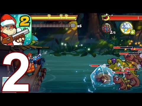 Swamp Attack 2 - Gameplay Walkthrough Part 2 - Level 11-20 (Android, iOS)