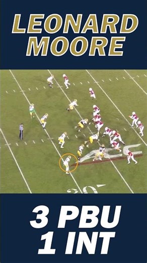 LOCKDOWN: Leonard Moore’s Interception + PBUs vs Stanford