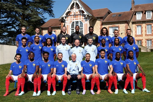 La photo officielle des Bleus