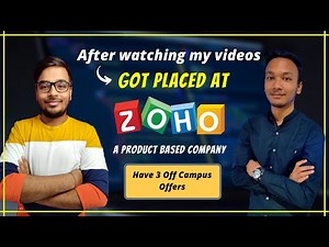 How He Got Placed at ZOHO | Complete Interview Experience | Online Rounds | Has 3 Multiple Offers 🔥🔥