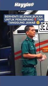 A Simple Portrait of a Bus Conductor Touches the Audience. #shorts