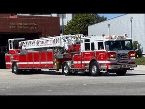 Ventura City Fire Department— Medic Truck 5 ( MT5 ) Responding to a medical emergency! #vcfd