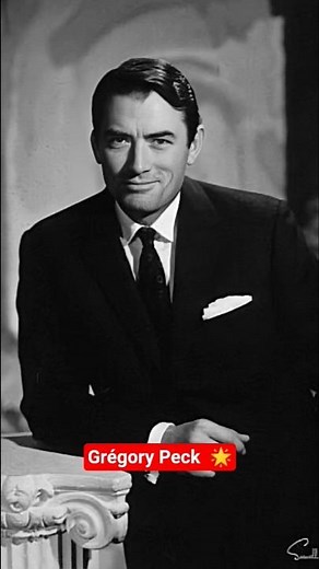:Gregory Peck — Timeless elegance, legendary talent, forever a Hollywood icon. ✨🎬