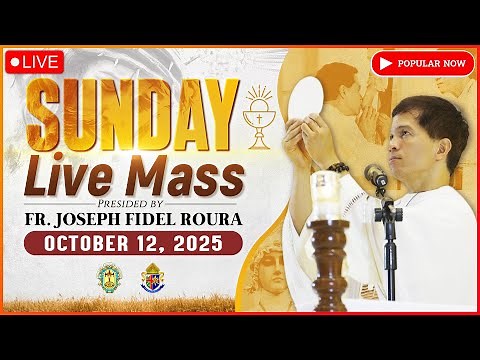 SUNDAY FILIPINO LIVE MASS TODAY ONLINE II OCTOBER 12, 2025 II FR. FIDEL ROURA