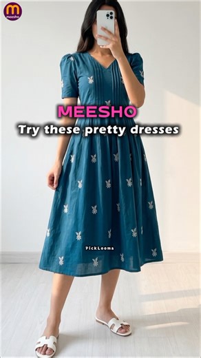 Try These Preety Dresses #outfit #fashion #shorts #dailywear #outfitinspo #summerfashion #trending
