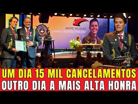 ANDRÉ VALADÃO announces in the morning the LOSS OF 15 THOUSAND FOLLOWERS and in the evening RECEI...