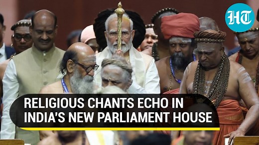 4.2K views · 187 reactions | PM Modi unveiled the #NewParliamentBuilding and dedicated it to the nation. Modi, along with Lok Sabha Speaker Om Birla, performed havan to begin the grand ceremony | Hindustan Times | Facebook