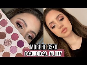 MORPHE 35XO NATURAL FLIRT ARTISTRY PALETTE | REVIEW + TUTORIAL