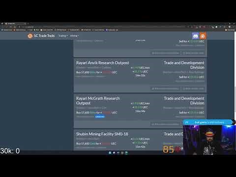 Using SC Trade Tools to find trade routes