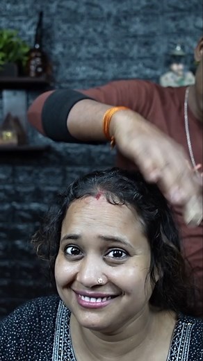 24K views · 381 reactions | Female Head Massage With Neck Cracking #reels #asmr #satisfyingvideos | Home ASMR clinic | Facebook