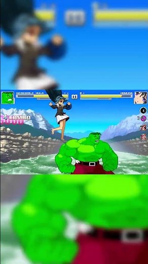 Hulk's Thunderclap SMASHES Homura's Defenses! 💥 The Best Gamma Power! 🤯 #shorts