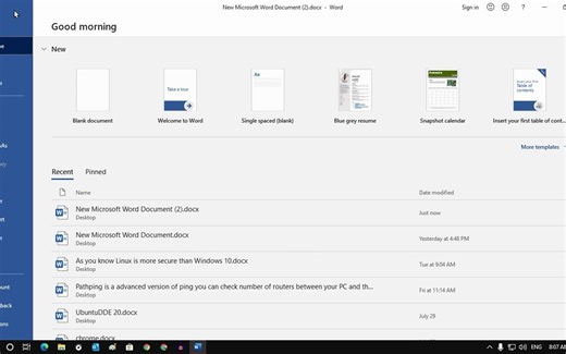 如何修复 Microsoft Word 在尝试打开文件时遇到错误
