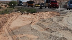Monsoon Awareness Week is a good reminder: flash floods, heavy rain, and high winds can arrive fast. We’ve already seen some storms roll in this season! Stay alert and drive smart when monsoon weather hits. 🚗⚠️ | Nevada Department of Transportation