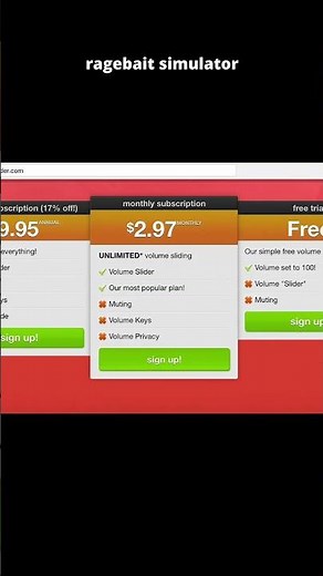 The worst volume slider competition