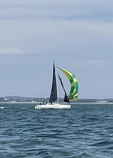 Resurgent flying across Botany Bay yesterday to 🥉over the line &🥈on hcp. | Botany Bay Yacht Club