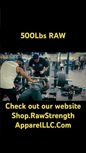 FIVE PLATES RAW 🔥💀 #powerlifting #beast