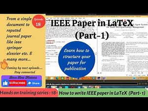 How to write IEEE Paper in LaTeX || Easy & Simple way ||