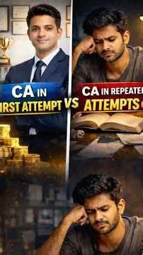 “CA First Attempt vs Multiple Attempts”