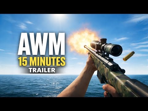 AWM SNIPER 🔥 15 Minutes Continuous Fire | PUBG Mobile ASMR | TRAILER