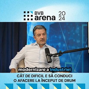 Podcast BVB Arena 💭 Corneliu Bodea, CEO Adrem: „Managementul unei companii la început de drum înseamnă multă muncă și riscuri, până ce planurile prins contur și aduc rezultatele dorite”. Cât de dificil este să conduci o afacere la început de drum? Aflăm de la Corneliu în cadrul podcastului în care îl vom avea ca invitat. 🎧 Premiera podcastului va avea loc marți, 24 septembrie pe canalul de YouTube: https://www.youtube.com/watch?v=YGh28sYmgBw | Bursa de Valori Bucuresti