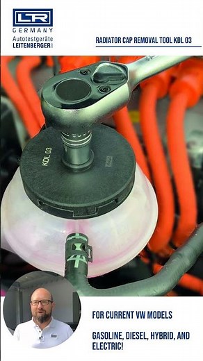 Open VW radiator caps in seconds! 🔧 THE tool for current models!