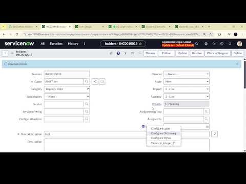 ServiceNow Realtime Scenario Practice --- Scenario 8