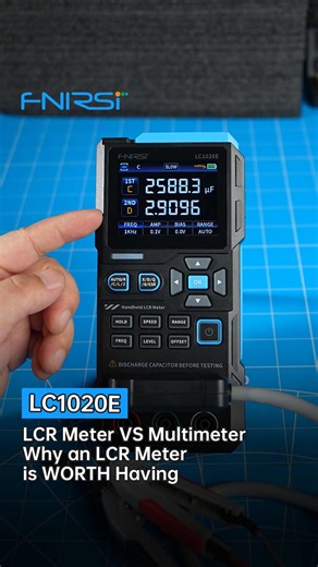 FNIRSI | FNIRSI LC1020E | LCR Meter VS Multimeter——Why an LCR Meter is WORTH Having #fnirsi #lcrmeter #why #multimeter #lc1020e Think your... | Instagram