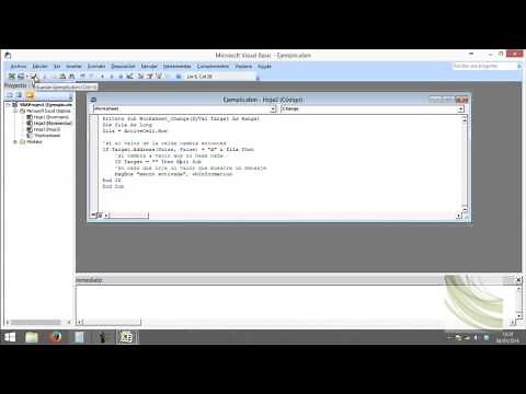 4 | Excel 2007 Ejecutar macro al cambiar de celda