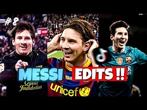 BEST LEO MESSI EDITS - SKILLS, FAILS, DRIBBLING - PART #8 TIKTOK EDITS COMPILATION