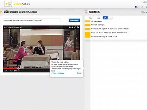 VideoNotes, pour annoter facilement des vidéos