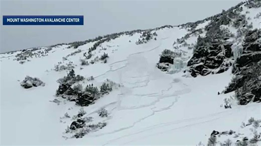 WATCH: Video shows skier triggering an avalanche in New Hampshire