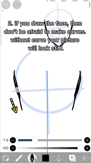 How to Draw Anime Head on Ibispaint X Tutorial