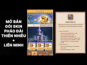 Ngày 11 Mùa s1 Top Heroes - Mở Bán gói skin Pháo Đài dành cho Team Thiên Nhiên + Liên Minh