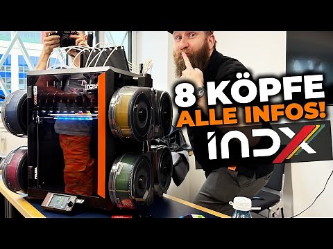 PRUSA Core ONE INDX | 8 Köpfe, bezahlbar?! Toolchanger-Revolution! (Formnext 2025)