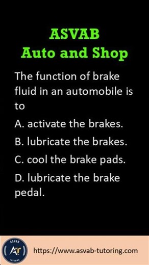 🚗💥 ASVAB Auto & Shop Info Question Review! 💥