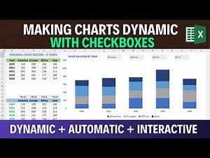 Make Charts Dynamic with Checkboxes in Excel - Step-by-Step Tutorial