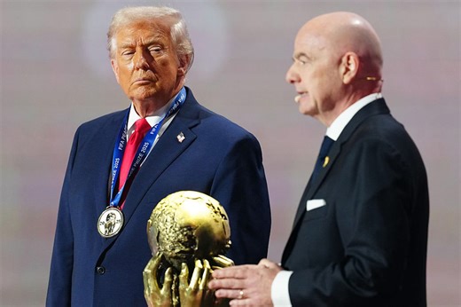 Infantino insists Trump ‘deserves’ controversial FIFA peace prize