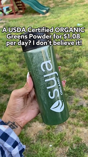 Fuel your body with the goodness of nature with Suja's Organic Greens Powder!