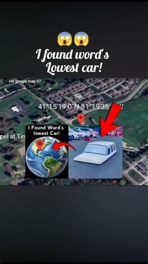 😱🤯 I found word's largest car 😱 on google maps and google earth 🌎#shorts #googleearth