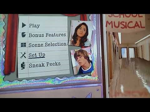 High School Musical Encore Edition DVD menu walkthrough