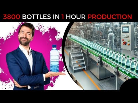MIND BLOWING Plastic Bottle Making Machine Produces 3800 Bottles in 1 Hour