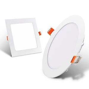 [Hot Item] Recessed Mounted Slim Round Square LED Panel Light for Home Office Ceiling