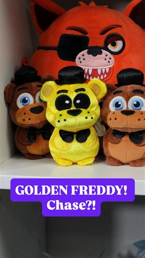 231K views · 1.6K reactions | So happy to finally add these little guys to the collection! They’re all super soft, but Golden Freddy has a velvety type of feel to him! Super neat! I can’t get over how vivid those glow in the dark eyes are! It’s my favorite thing! @jazwares @fnafmovie @gamestop #fnaf #fivenightsatfreddys2 #fivenightsatfreddys #goldenfreddy #fnafplush #plush #plushies #plushcollector | Nostalgicadam | Facebook