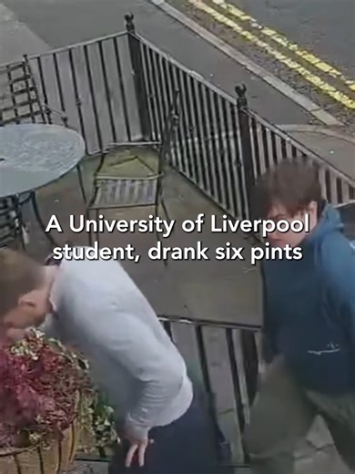 A University of Liverpool student drank six pints at the pub before killing his friend in a car crash as he drove them home.